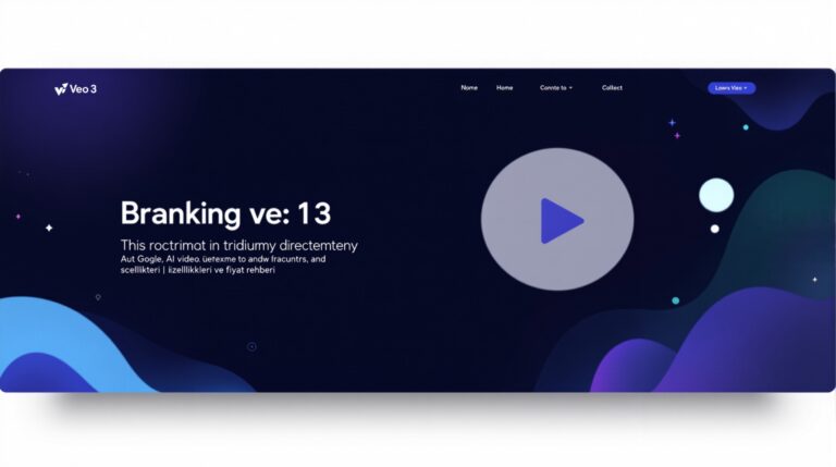 Google Veo 3: AI Video Üretimi, Özellikleri ve Fiyat Rehberi