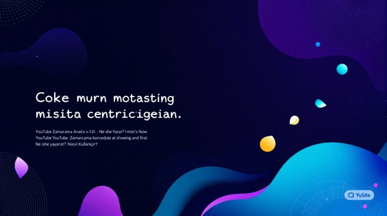 YouTube Zamanlama Analiz v1.0: Ne İşe Yarar? Nasıl Kullanılır?