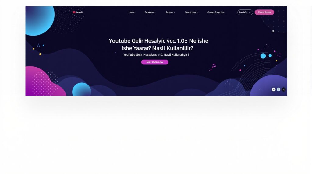 YouTube Gelir Hesaplayıcı v1.0: Ne İşe Yarar? Nasıl Kullanılır?
