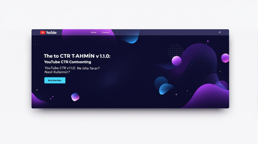 YouTube CTR Tahmin v1.0: Ne İşe Yarar? Nasıl Kullanılır?