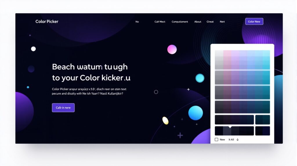 Color Picker Arayüz v1.0: Ne İşe Yarar? Nasıl Kullanılır?